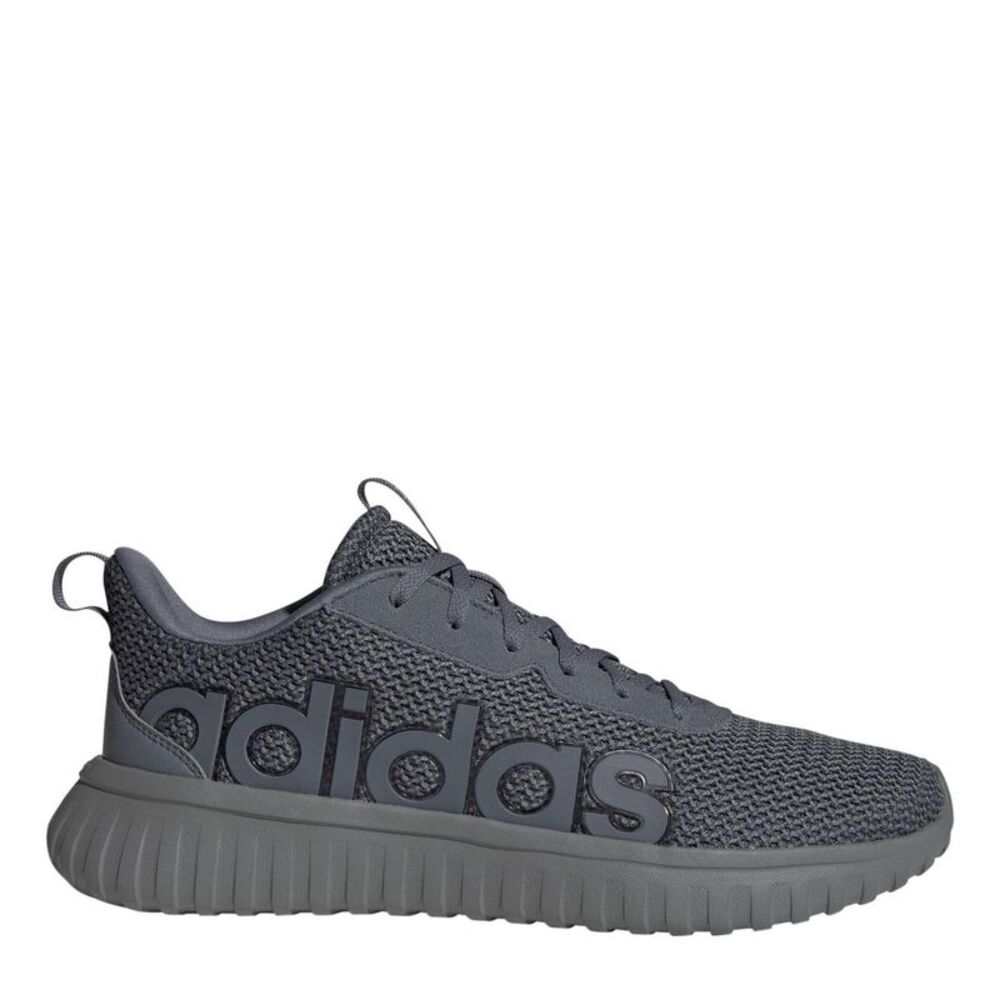 Adidas Mens Kaptir Leather Sneakers / Gray
